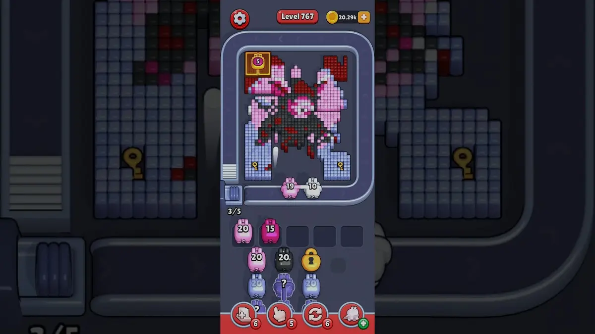 Pixel Flow Level 767 board preview
