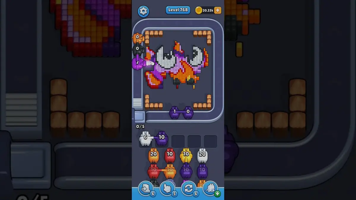 Pixel Flow Level 768 board preview