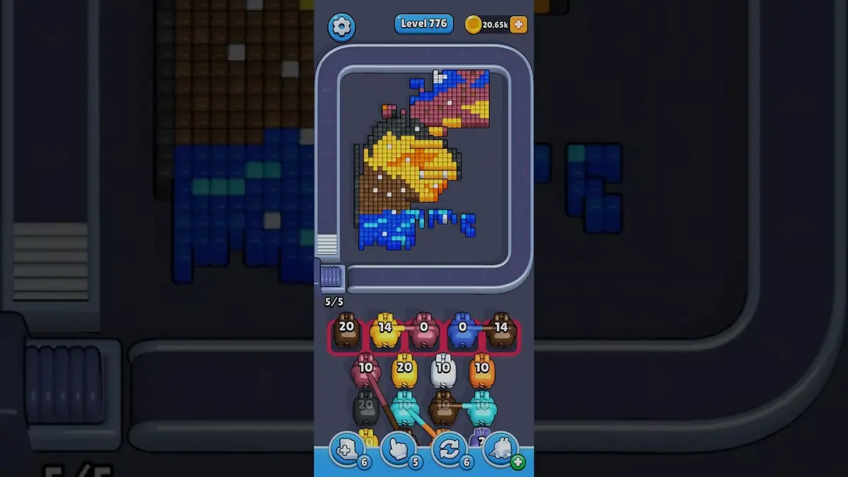 Pixel Flow Level 776 board preview
