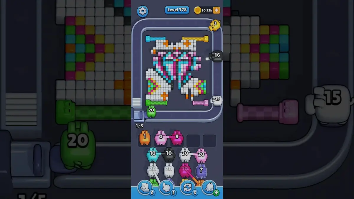 Pixel Flow Level 778 board preview