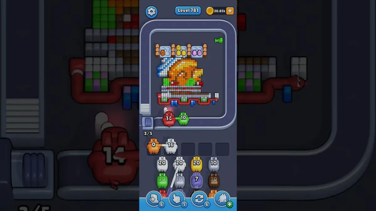 Pixel Flow Level 781 board preview