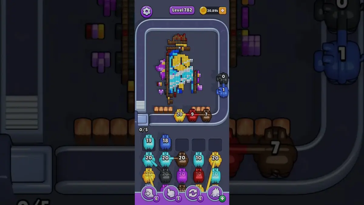 Pixel Flow Level 782 board preview