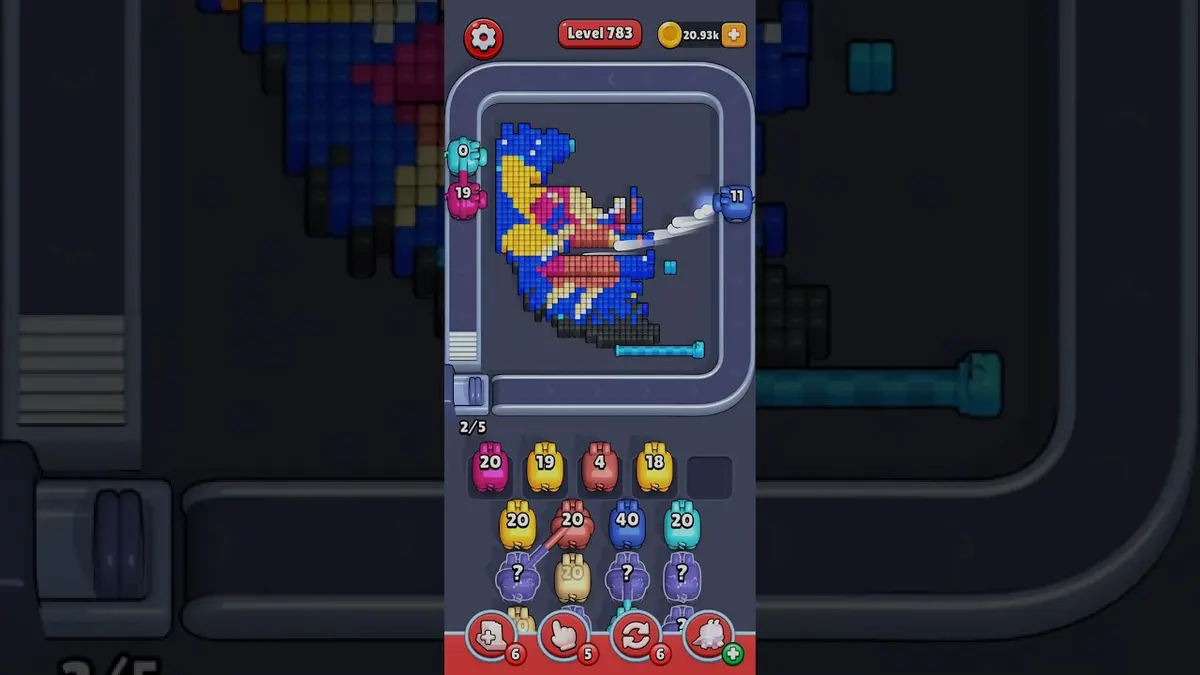 Pixel Flow Level 783 board preview