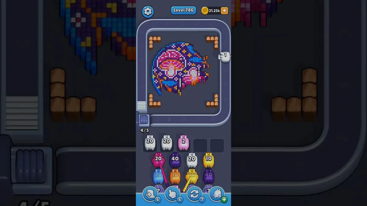 Pixel Flow Level 786 board preview