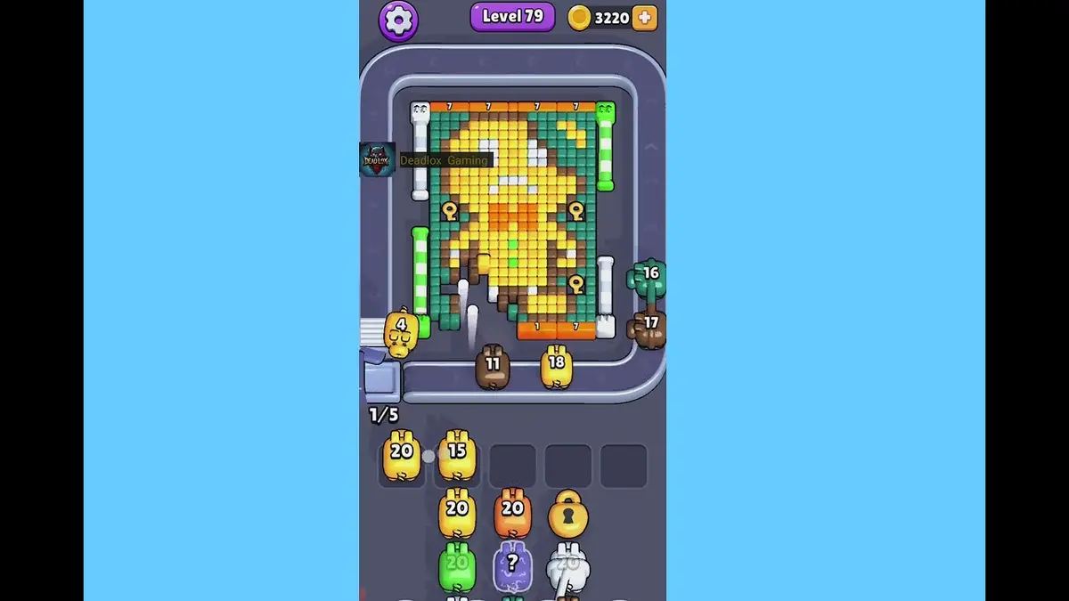 Pixel Flow Level 79 board preview