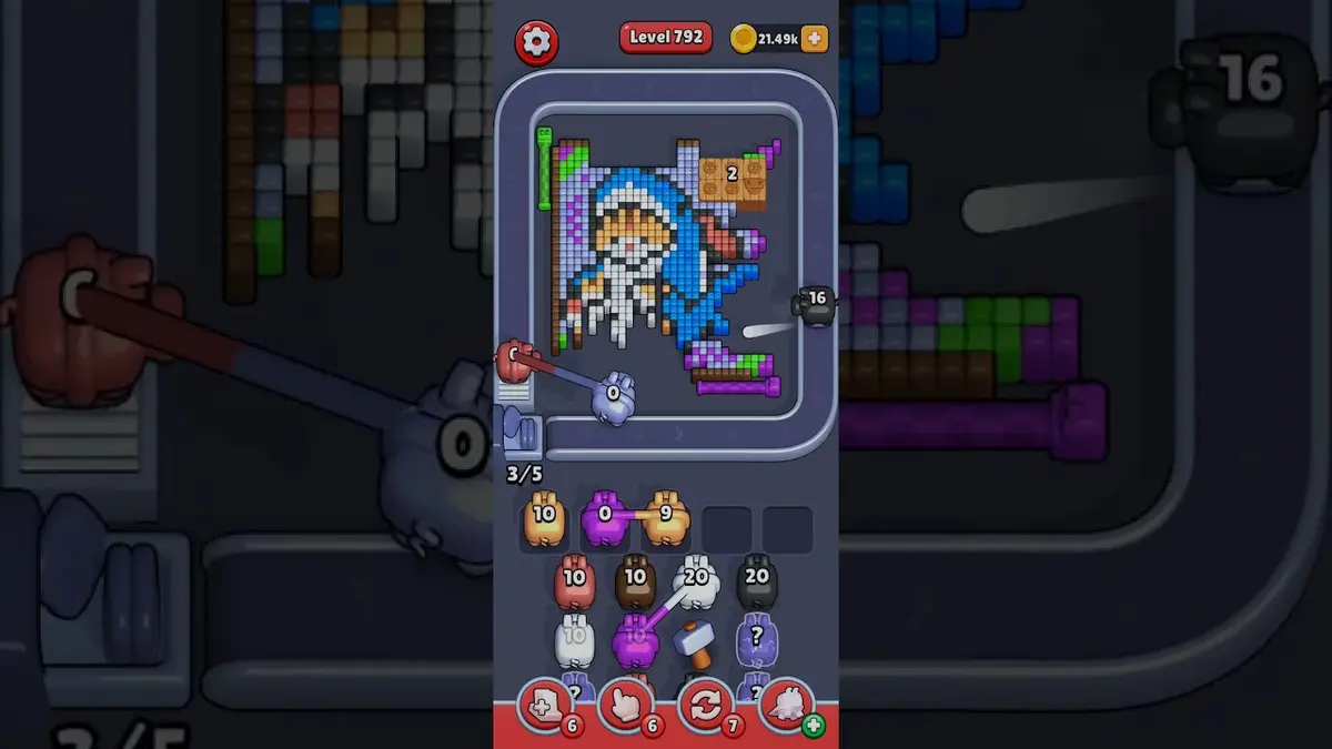 Pixel Flow Level 791 board preview