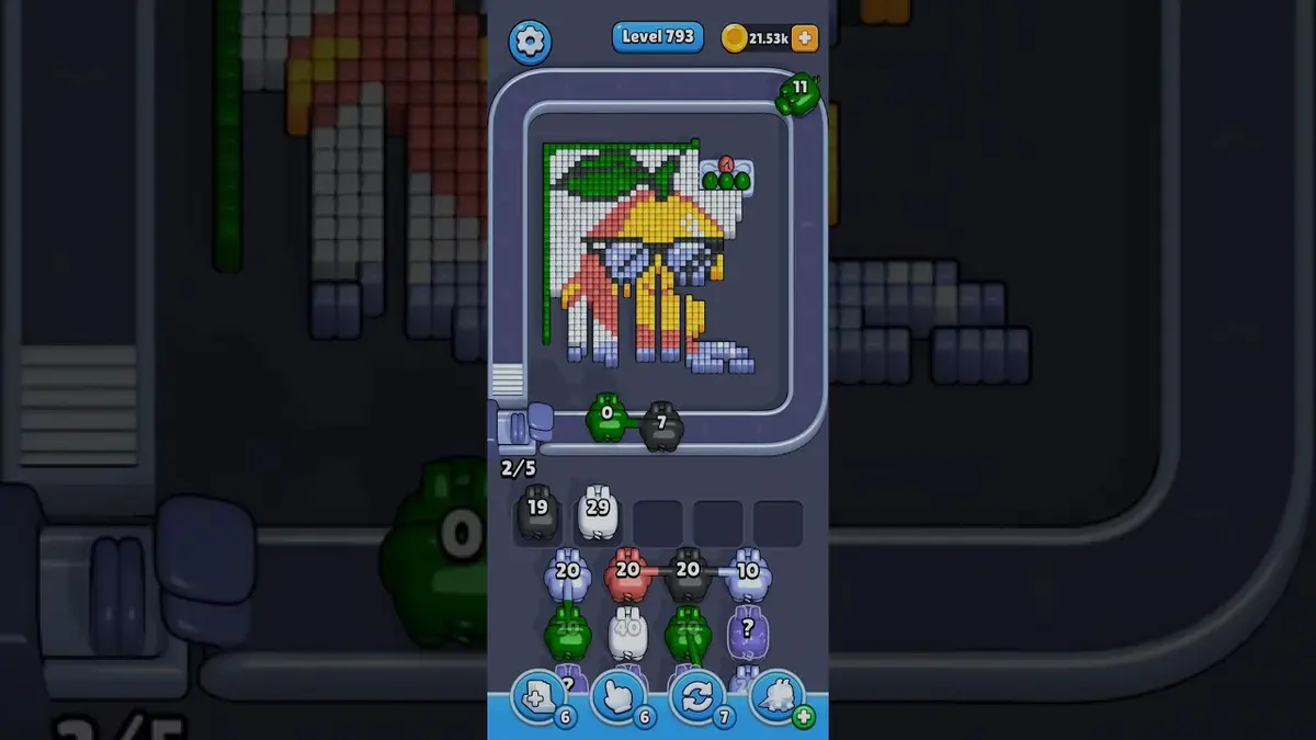 Pixel Flow Level 793 board preview