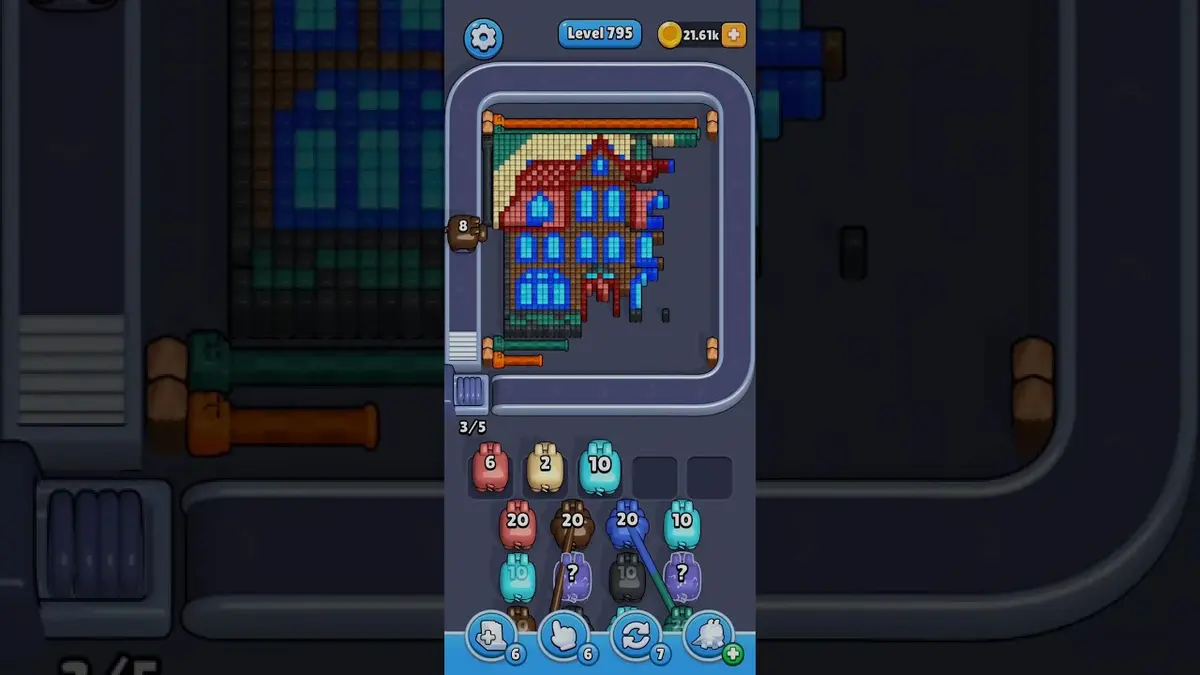 Pixel Flow Level 795 board preview
