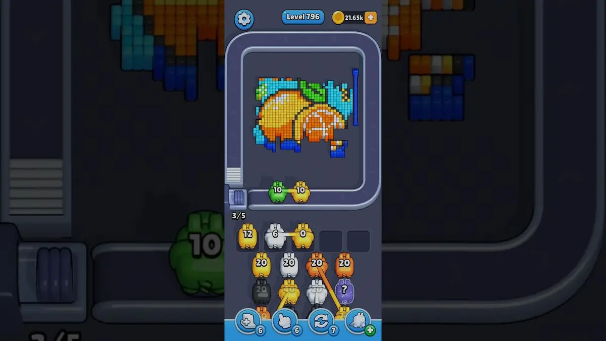 Pixel Flow Level 796 board preview