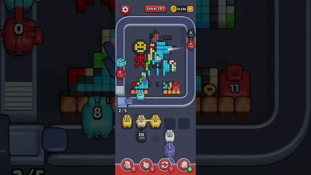 Pixel Flow Level 797 board preview