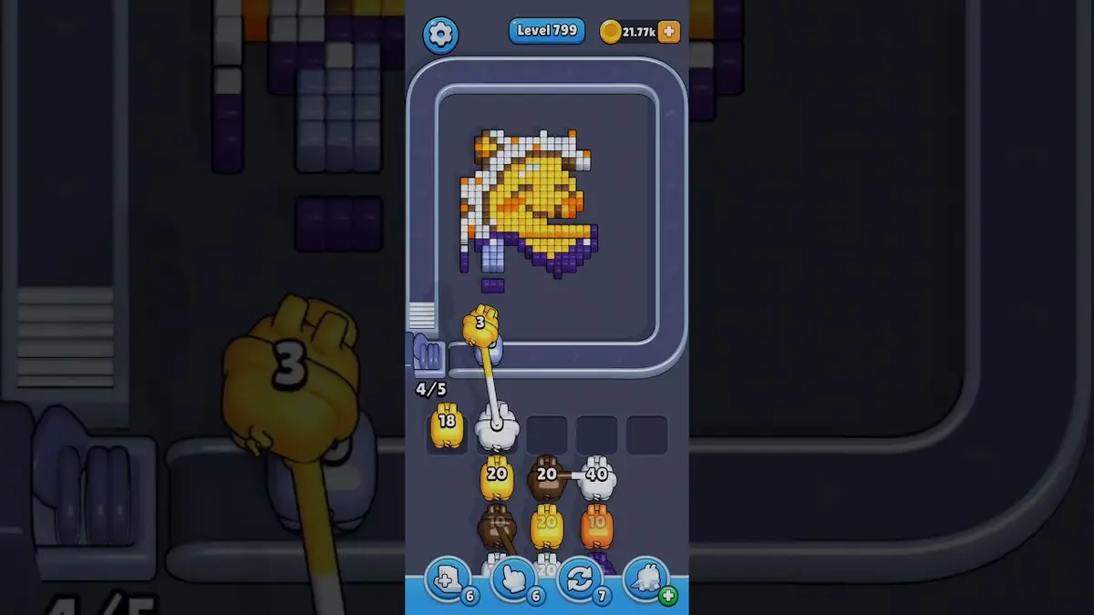 Pixel Flow Level 799 board preview