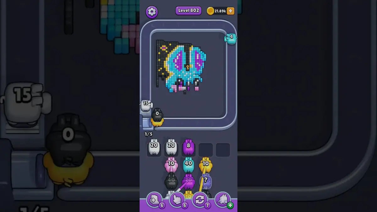 Pixel Flow Level 802 board preview