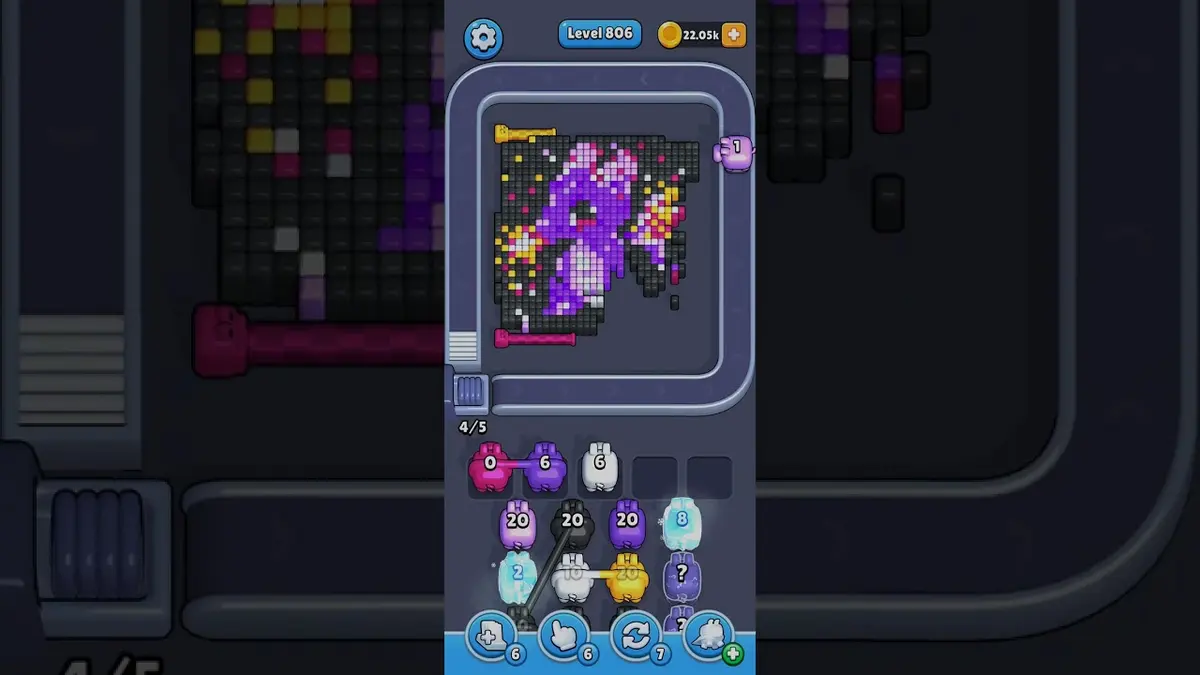 Pixel Flow Level 806 board preview