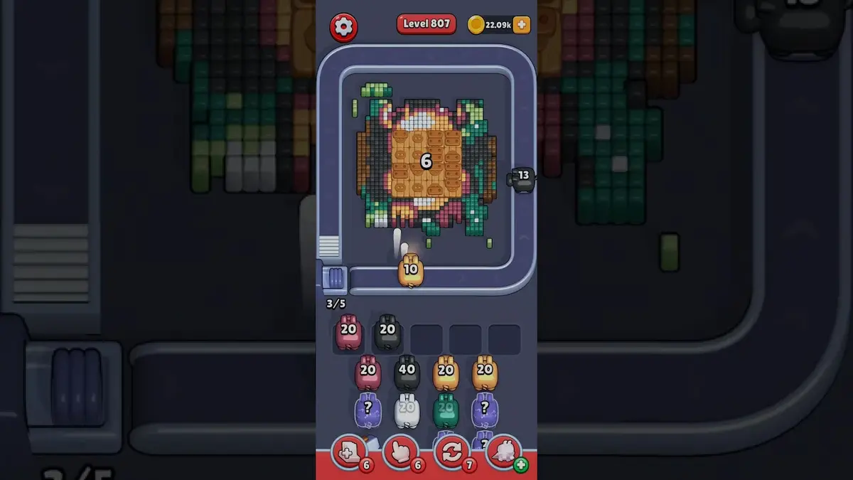Pixel Flow Level 807 board preview