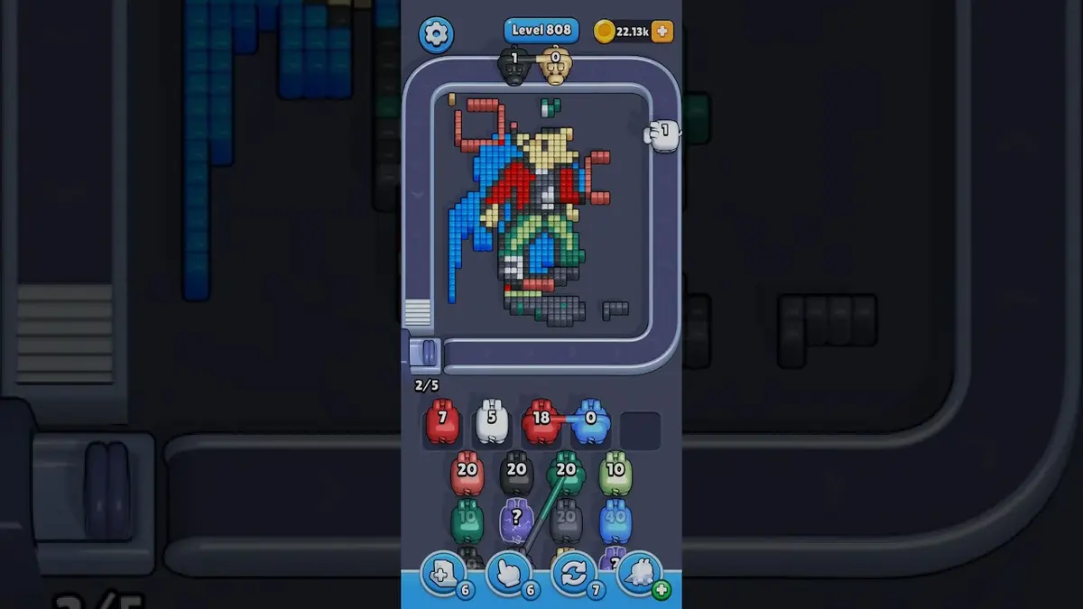 Pixel Flow Level 808 board preview