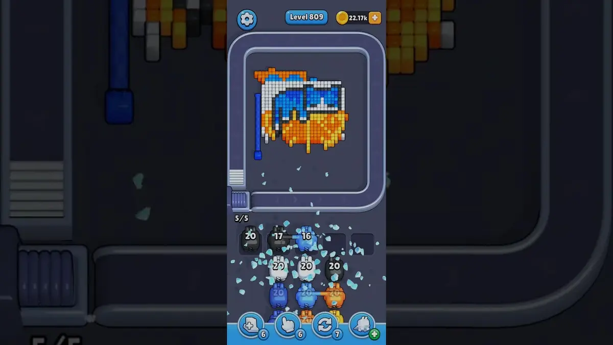 Pixel Flow Level 809 board preview