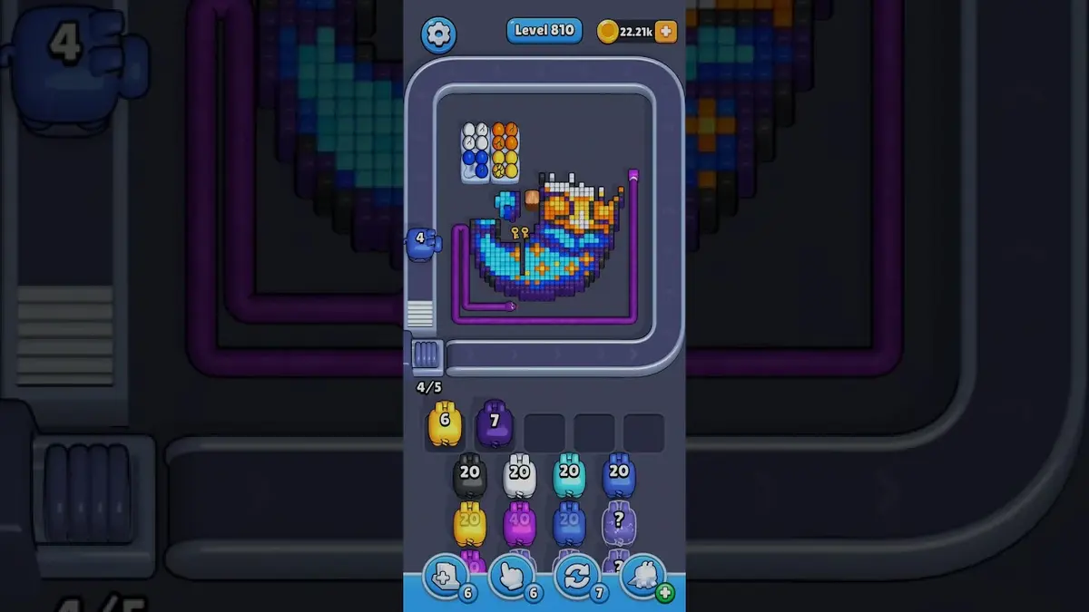 Pixel Flow Level 810 board preview