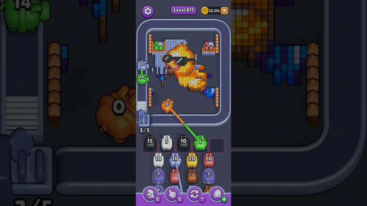 Pixel Flow Level 812 board preview