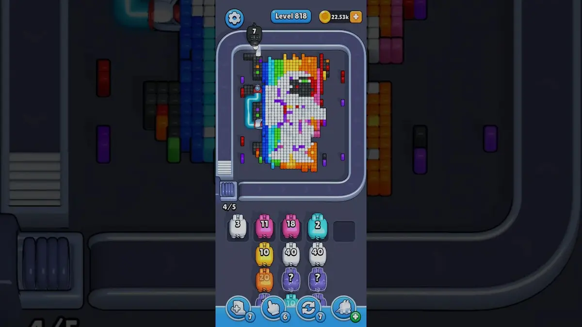 Pixel Flow Level 818 board preview