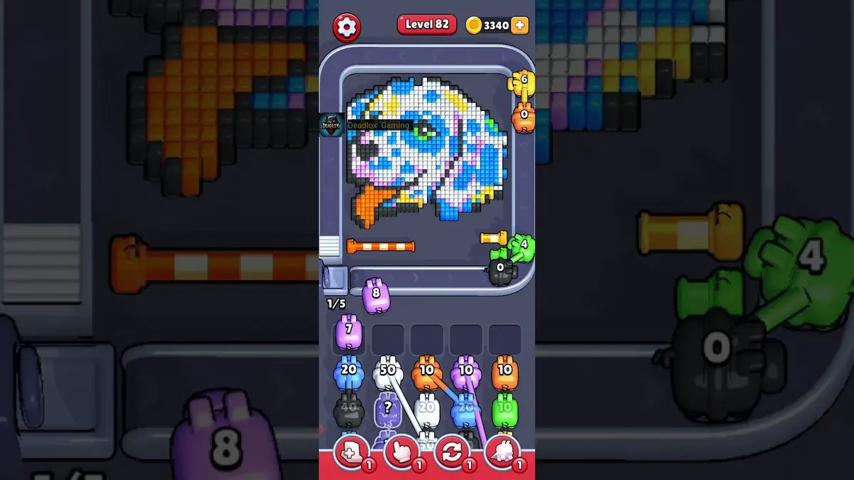 Pixel Flow Level 82 board preview