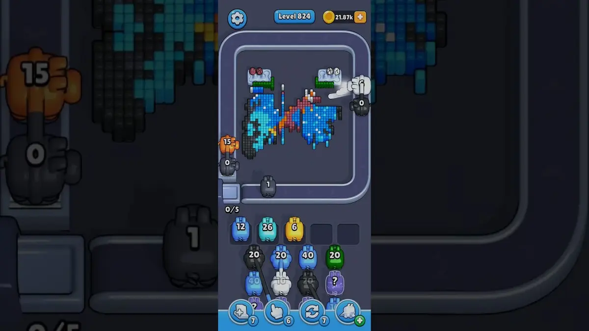 Pixel Flow Level 824 board preview
