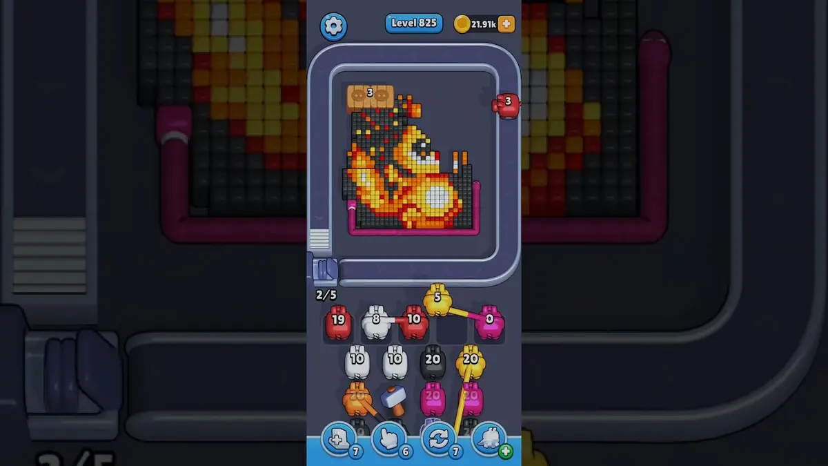 Pixel Flow Level 825 board preview