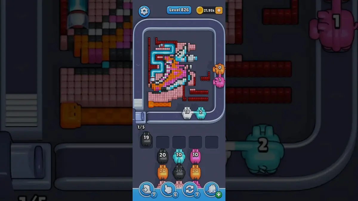 Pixel Flow Level 826 board preview
