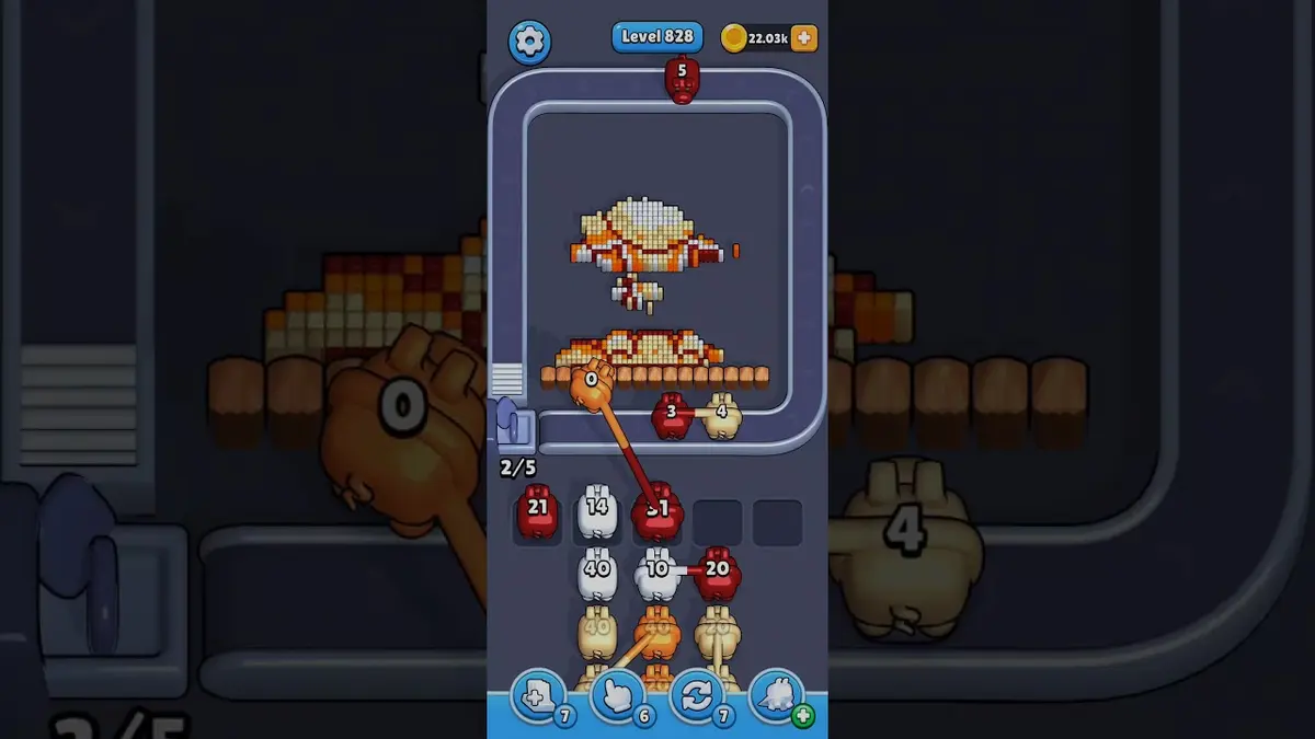 Pixel Flow Level 828 board preview