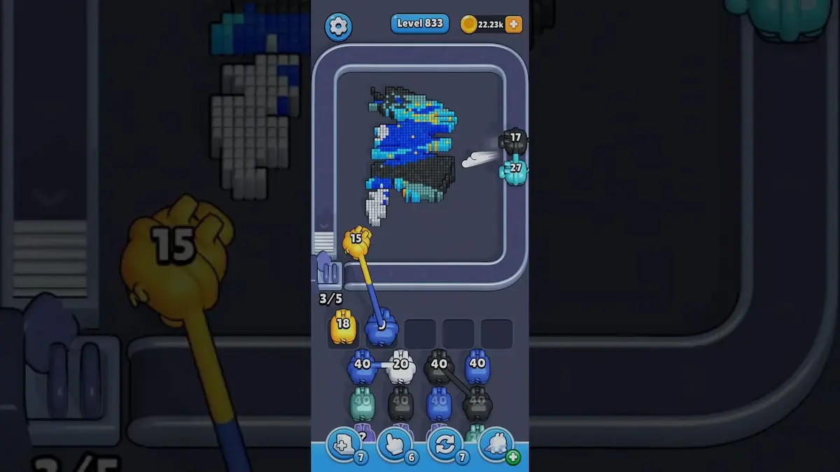 Pixel Flow Level 833 board preview