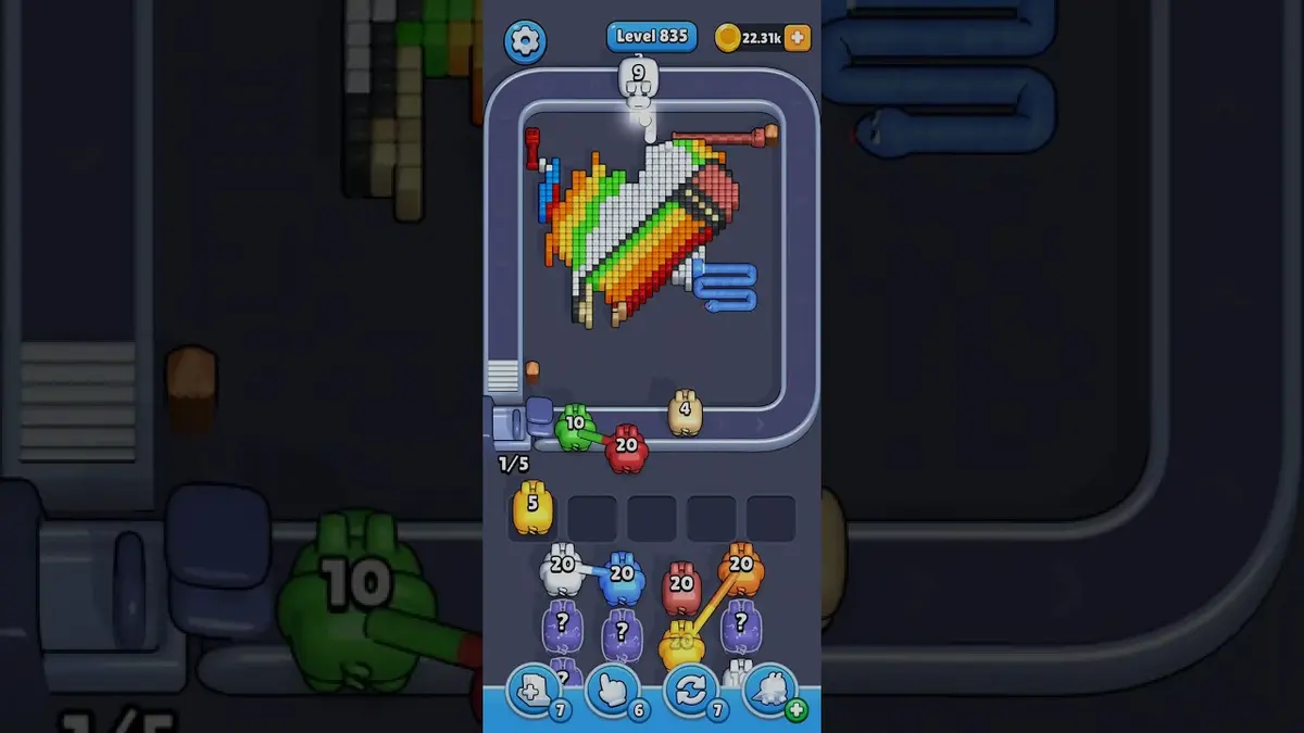 Pixel Flow Level 835 board preview