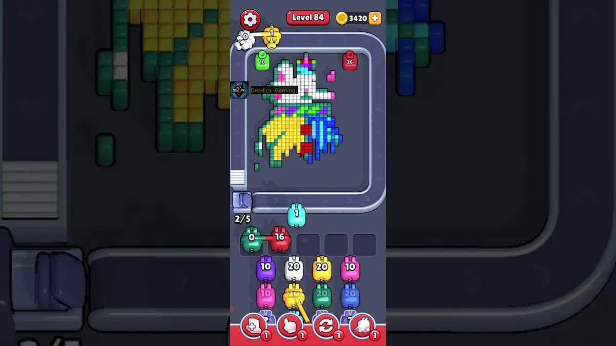 Pixel Flow Level 84 board preview