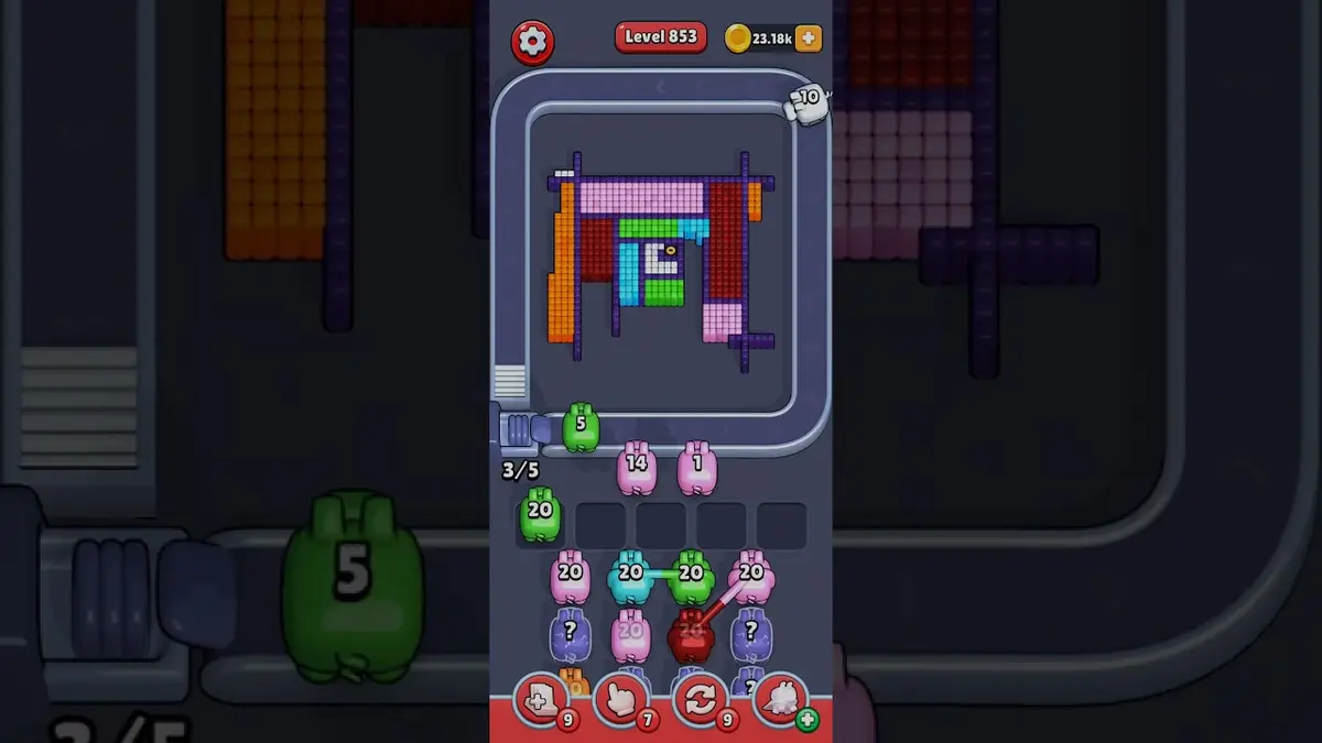 Pixel Flow Level 853 board preview