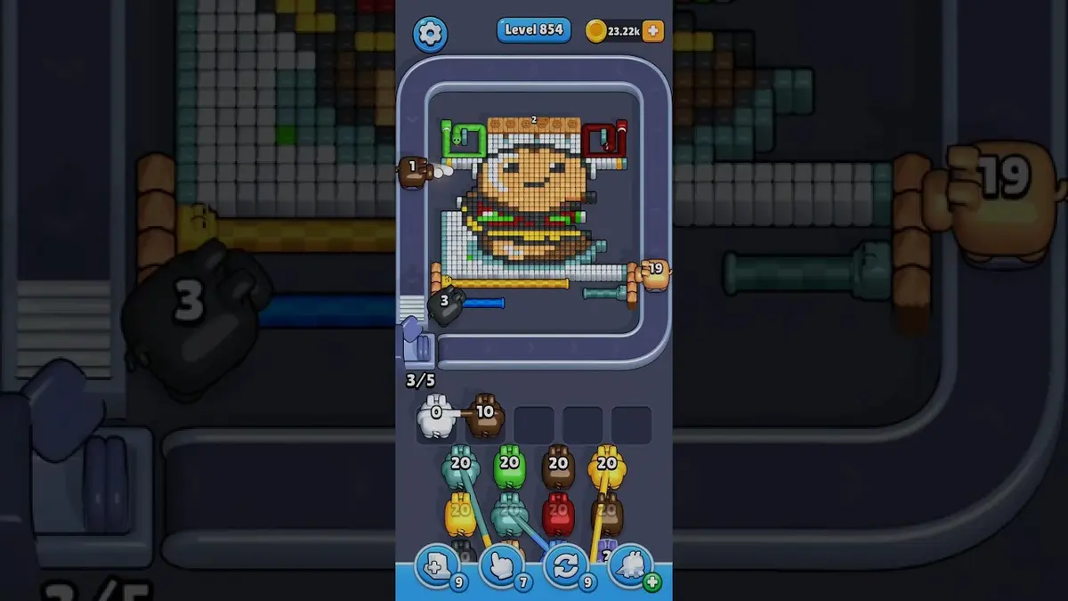 Pixel Flow Level 854 board preview