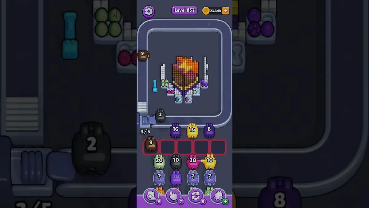 Pixel Flow Level 857 board preview