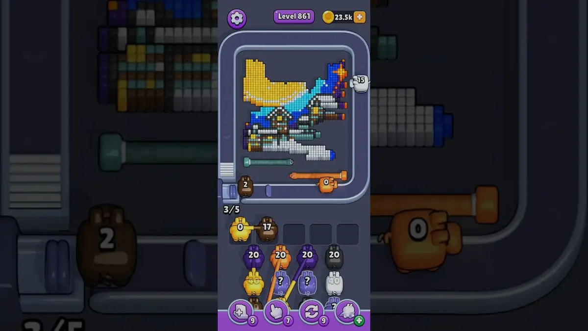 Pixel Flow Level 861 board preview