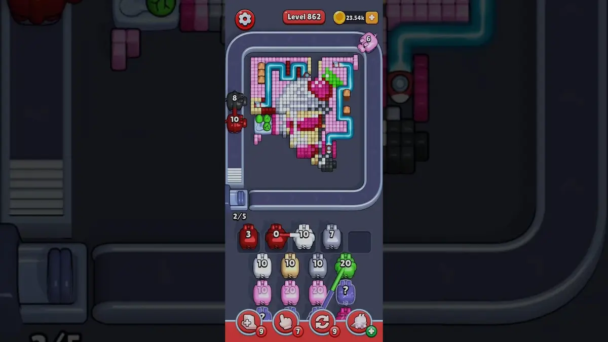 Pixel Flow Level 862 board preview