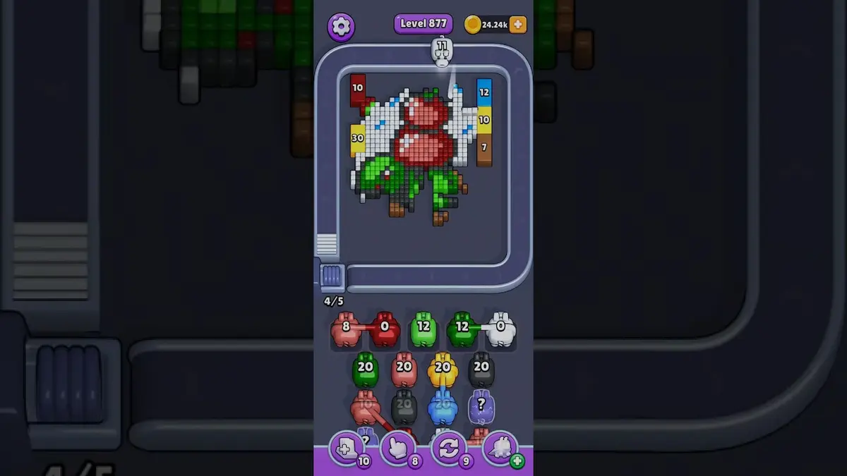 Pixel Flow Level 877 board preview
