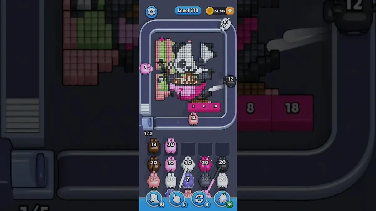 Pixel Flow Level 879 board preview