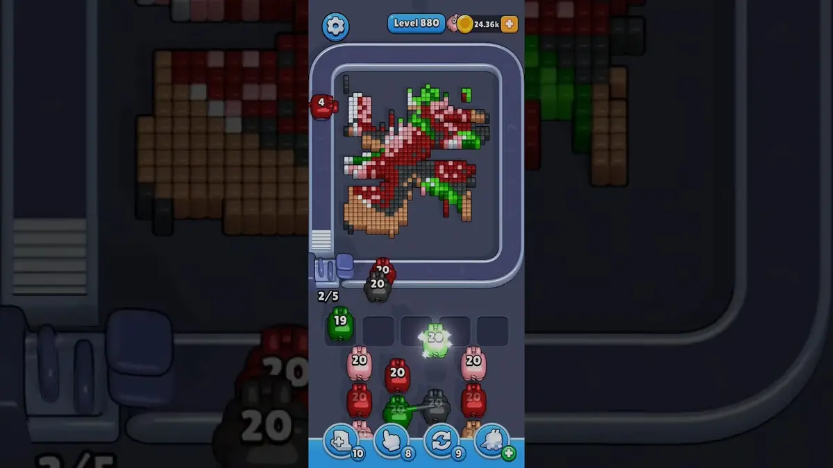 Pixel Flow Level 881 board preview