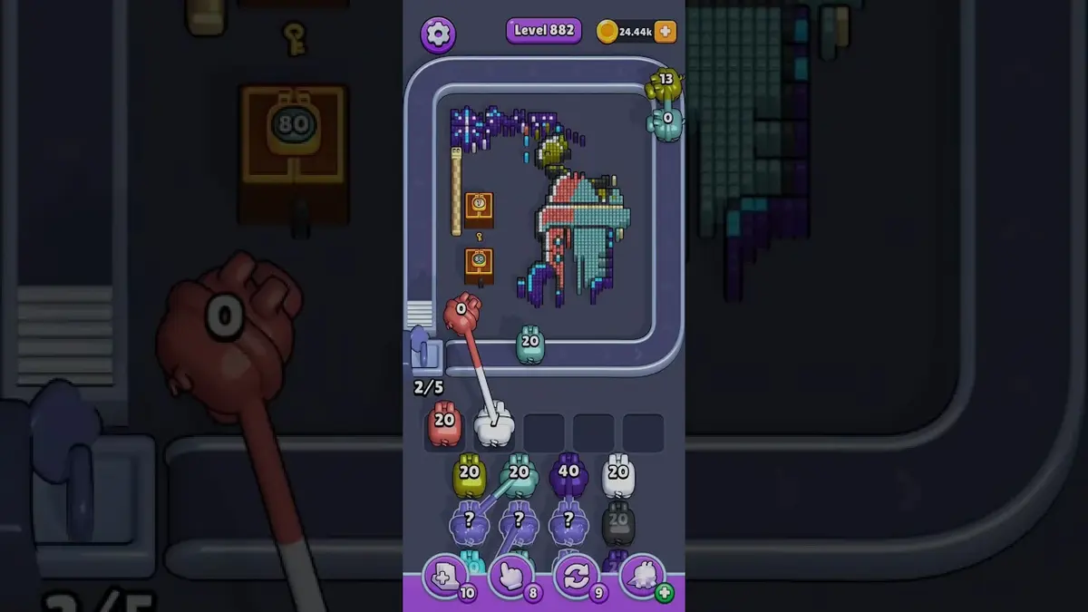 Pixel Flow Level 886 board preview