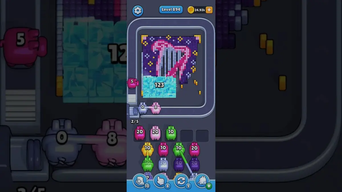 Pixel Flow Level 894 board preview