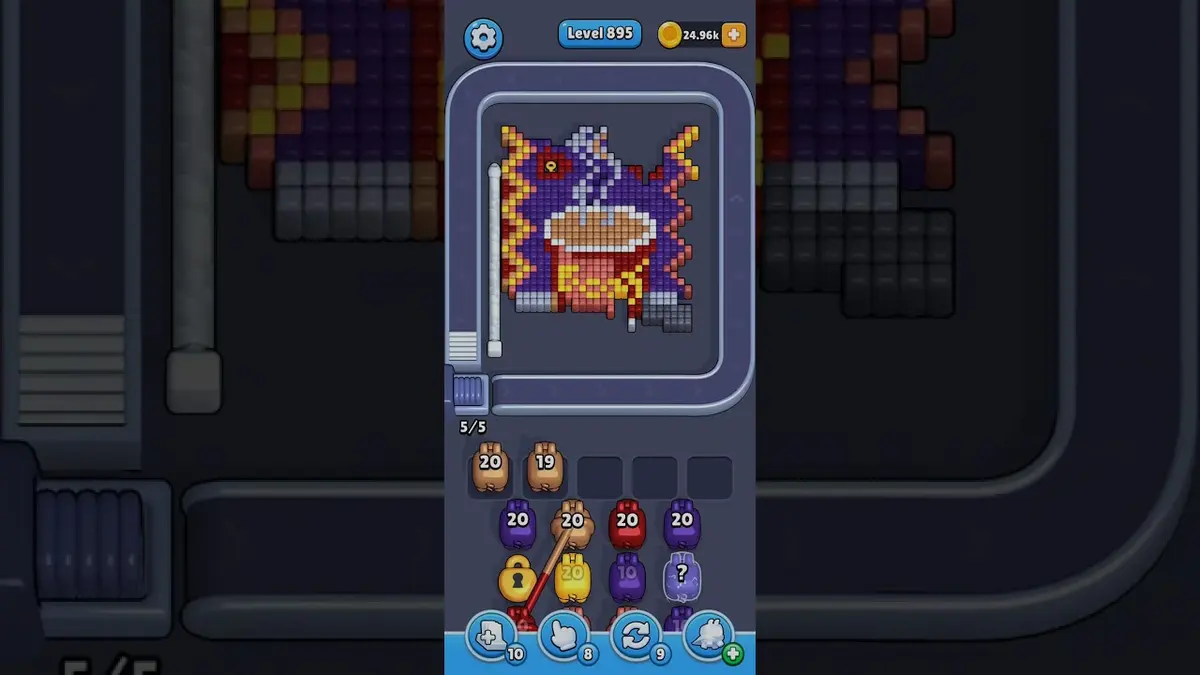 Pixel Flow Level 896 board preview