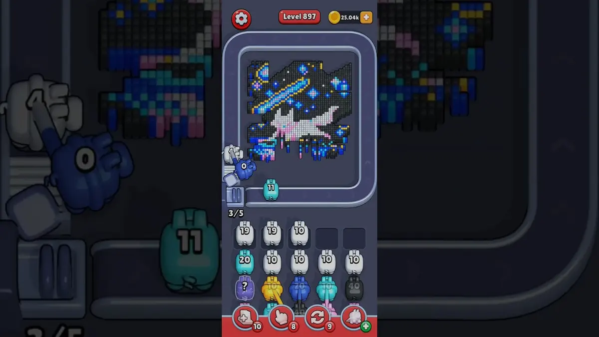 Pixel Flow Level 897 board preview