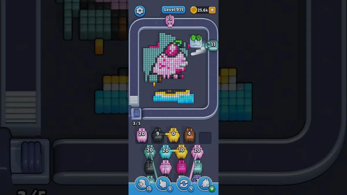 Pixel Flow Level 911 board preview