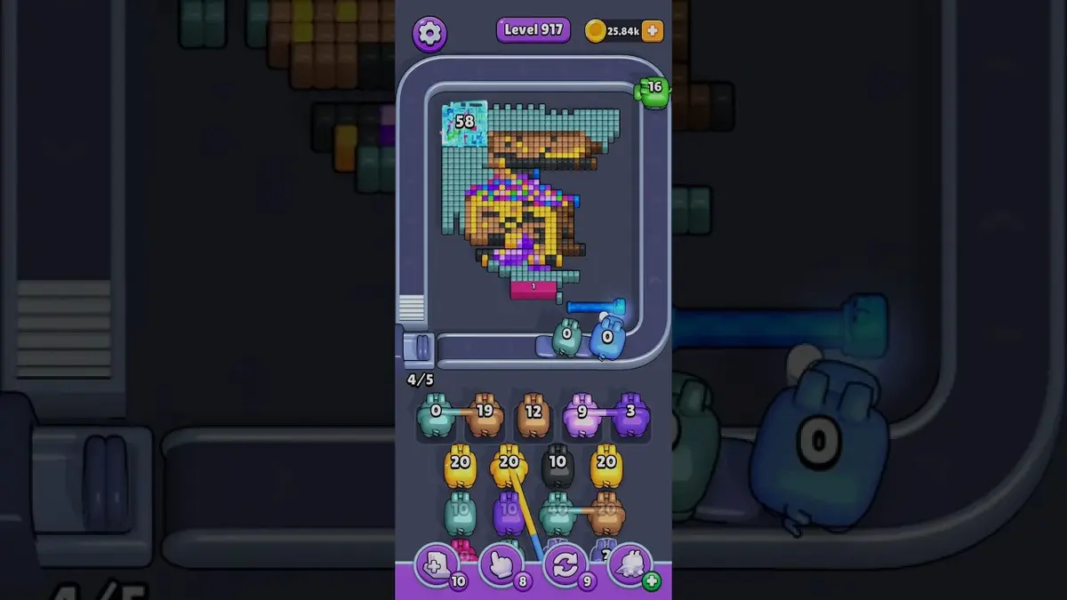 Pixel Flow Level 917 board preview