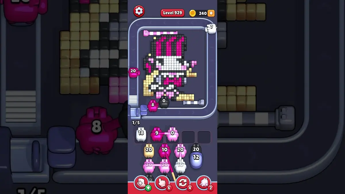 Pixel Flow Level 929 board preview