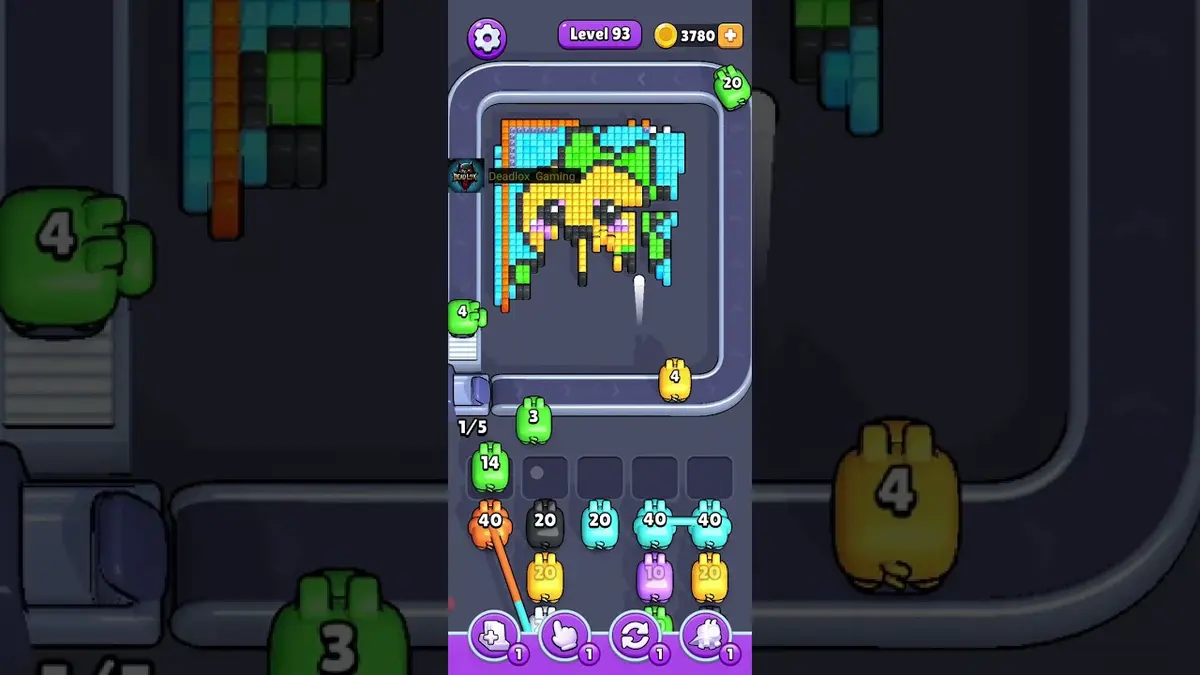 Pixel Flow Level 93 board preview
