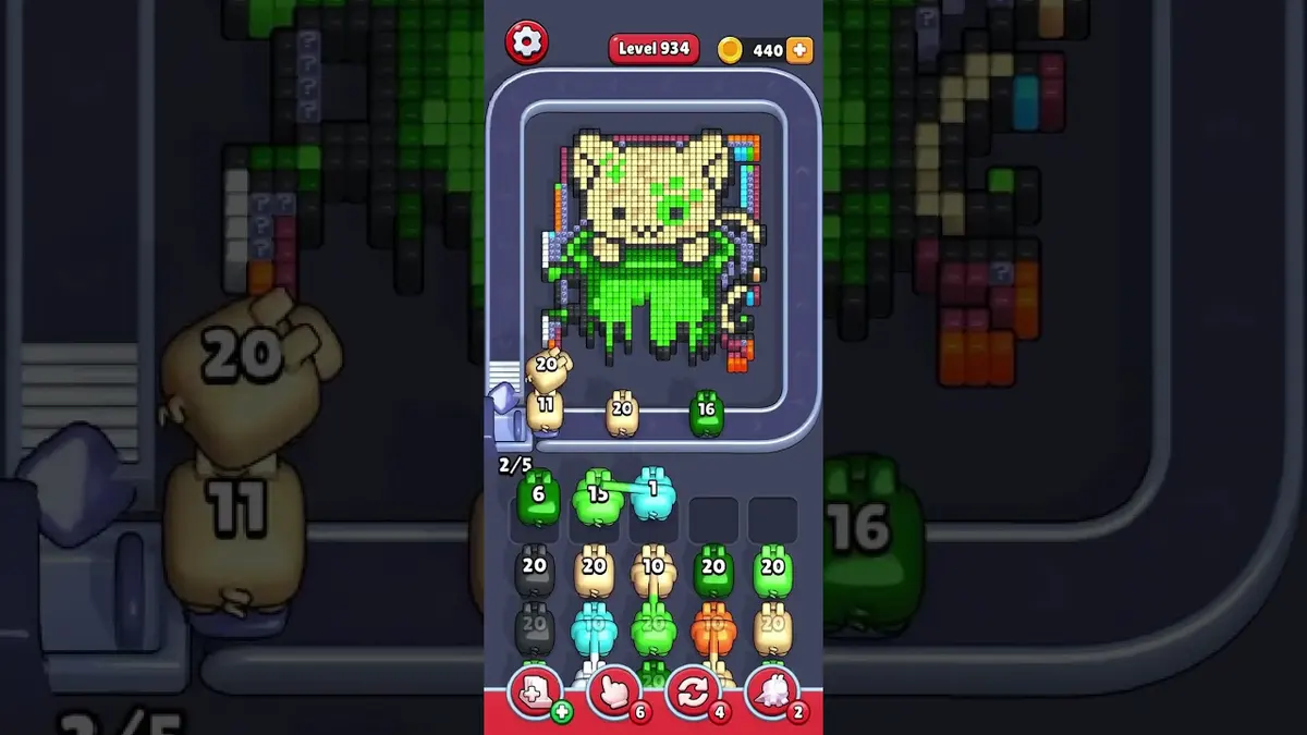 Pixel Flow Level 934 board preview