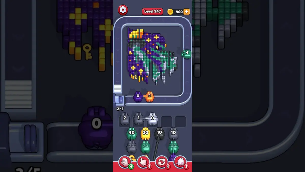 Pixel Flow Level 947 board preview