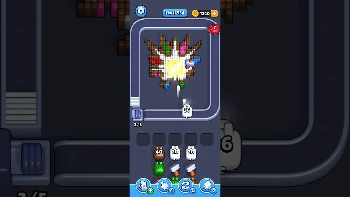 Pixel Flow Level 954 board preview